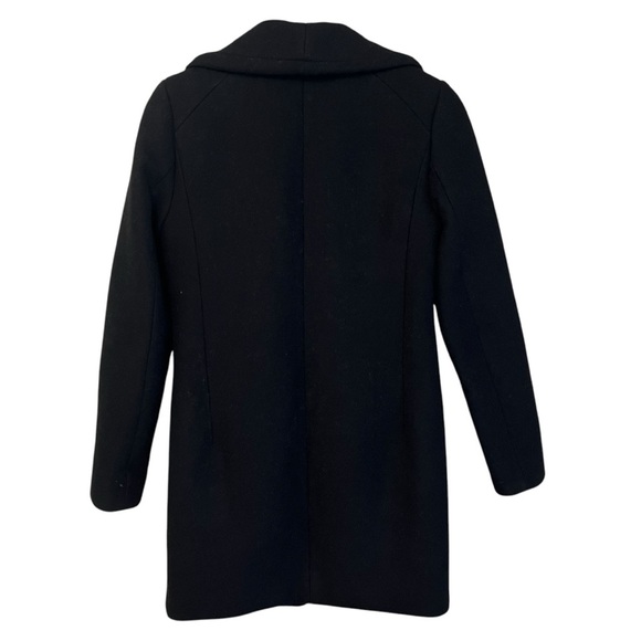 Wilfred Aritzia Wool Cashmere Italy Cocoon Coat Black XXS Minimalist Winter Chic - Picture 5 of 7